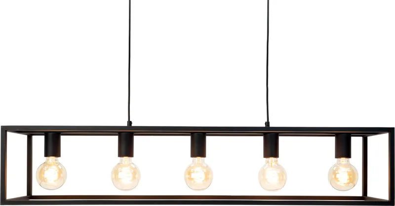 Eldrick Hanglamp - E27 - 100 cm - Staal by EGLO in Black – product photo