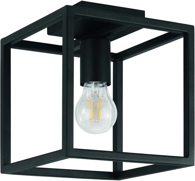 Eldrick Plafondlamp - E27 - 20 cm de EGLO en Noir – photo produit