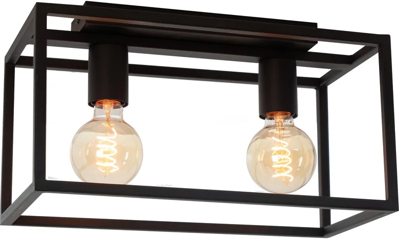 Eldrick Plafondlamp - E27 - 40 cm från EGLO i Svart – produktbild