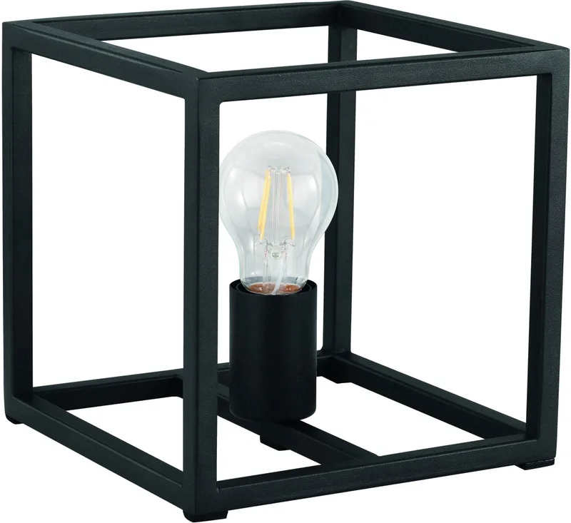 Eldrick tafellamp - E27(excl.) - industrieel - 20cm - Metaal de EGLO en Noir – photo produit