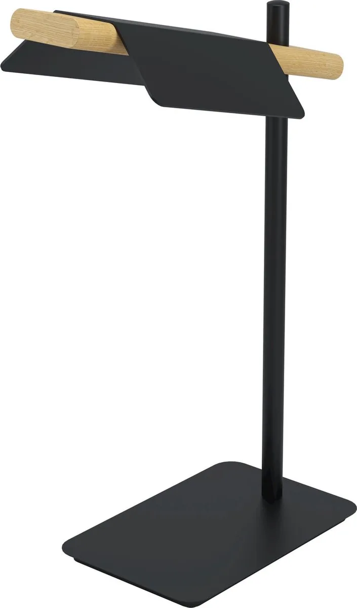 Ermua Tafellamp - LED - 47 cm - Zwart/Bruin/Wit de EGLO en Noir – photo produit