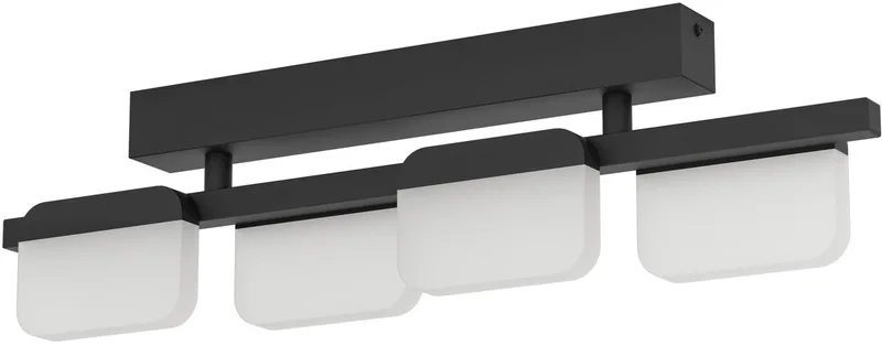 Ervidel Plafondlamp - LED - 62.5 cm van EGLO in Zwart – productfoto