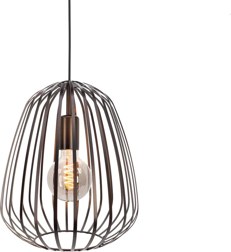 Espinal Hanglamp - E27 - Ø 28 cm - Staal från EGLO i Brons – produktbild