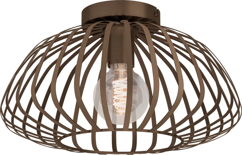 Espinal Plafondlamp - E27 - Ø 38.5 cm - Staal fra EGLO i Bronze – produktbillede