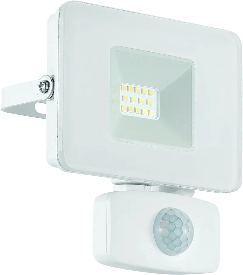 FAEDO 3 - Buiten wandlamp met bewegingssensor de EGLO en Blanc – photo produit