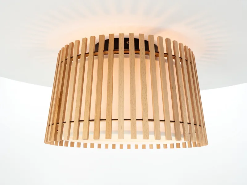 Fattoria loftlampe med dobbelt skærm fra EGLO i Brun – produktbillede