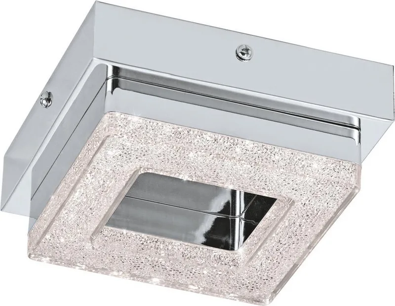 Fradelo - Wand/Plafondlamp - 1 Lichts - Chroom, Helder fra EGLO i Krom, Helder – produktbillede