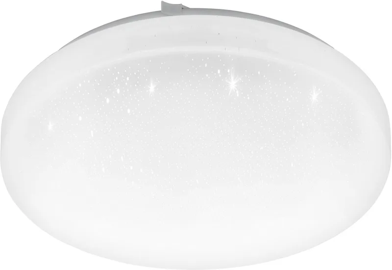 LED-taklampa Frania-S med kristalleffekt Ø 28 cm från EGLO i Vit – produktbild