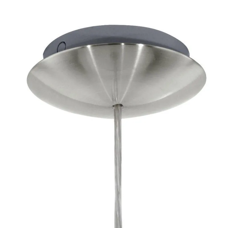 Fueva 1 - Inbouwspot - LED - 225X225mm. - Nikkel - 3000K de EGLO en Gris – photo produit