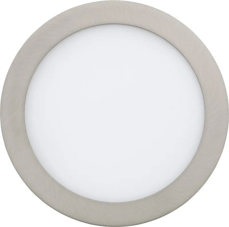 Fueva 1 - Inbouwspot - LED - Ø225mm. - Nikkel-Mat - 3000K de EGLO en Gris – photo produit