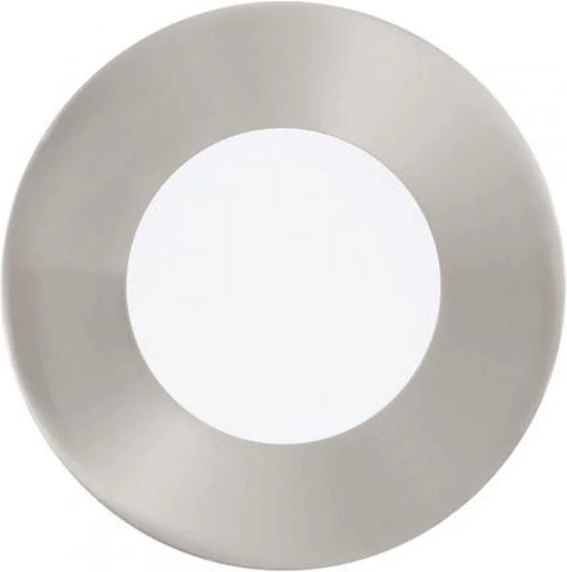 Fueva 1 - Inbouwspot - LED - Ø85mm. - Nikkel-Mat - 3000K från EGLO i Grå – produktbild