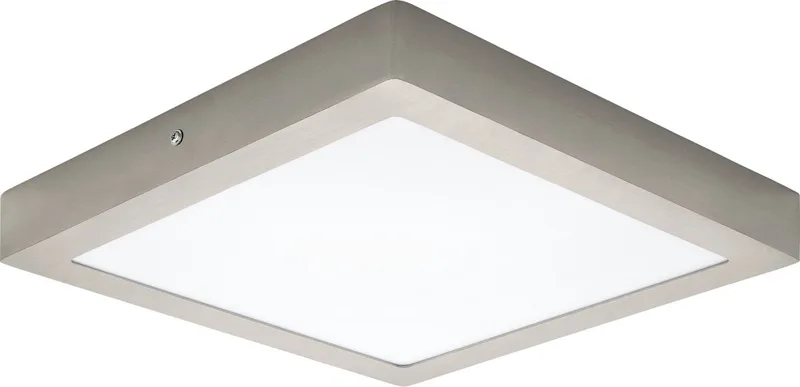 Fueva 1 - Plafondlamp - LED - 300X300mm. - Nikkel - 3000K de EGLO en Gris – photo produit