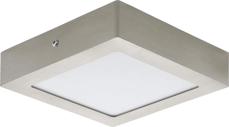 Fueva 1 - Plafonnière - LED - 170X170mm. - Nikkel - 3000K de EGLO en Gris – photo produit