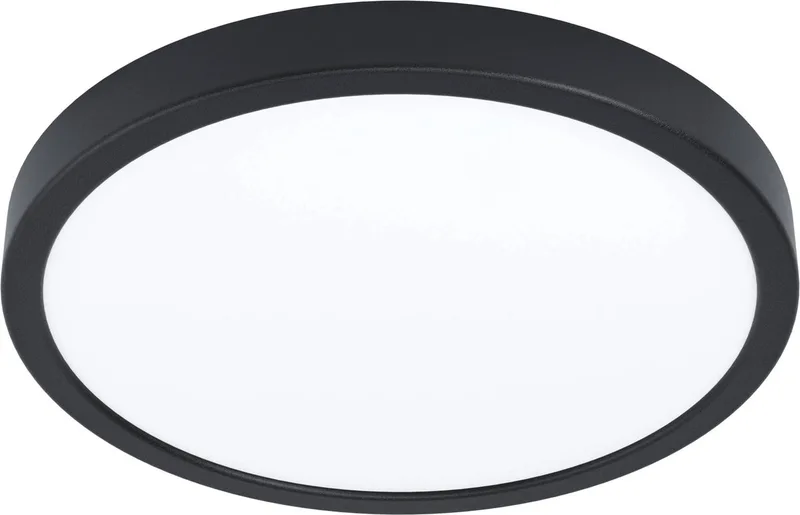 Fueva 5 Opbouwlamp - LED - Ø 28,5 cm - Zwart/Wit - Bewegingssensor de EGLO en Noir – photo produit