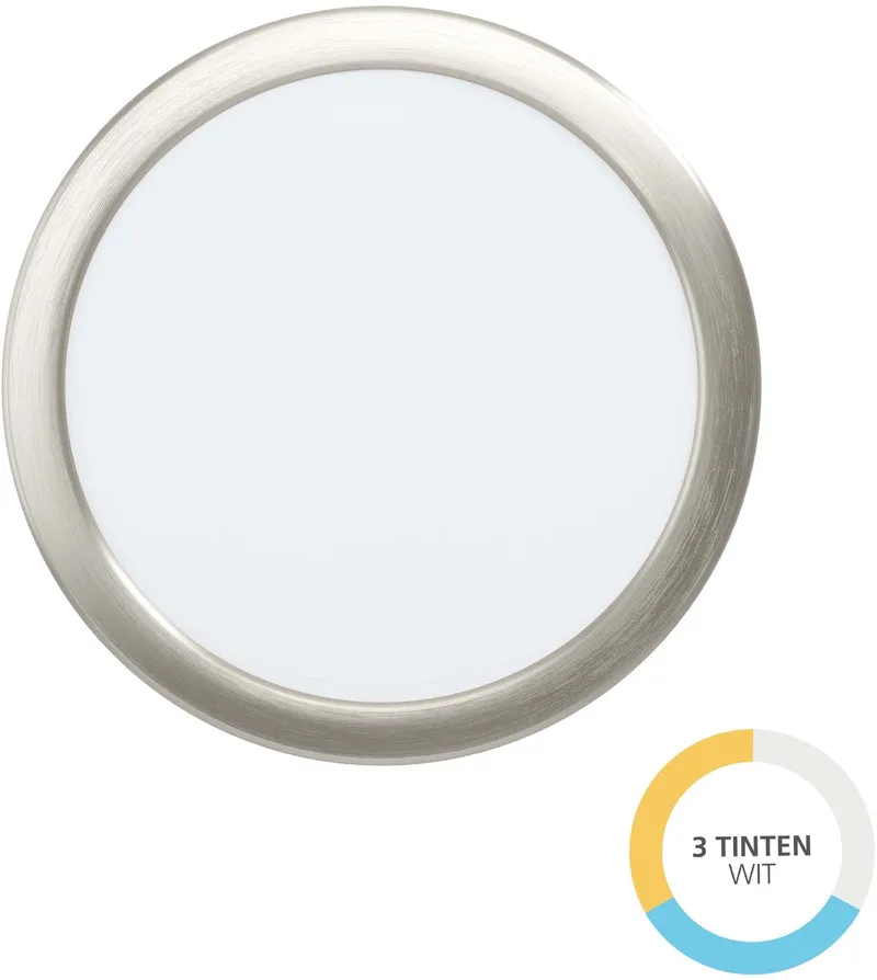 Fueva 6 Inbouwspot - LED - Ø 21.6 cm - Instelbaar wit licht (warm, neutraal en daglicht) de EGLO en Gris – photo produit