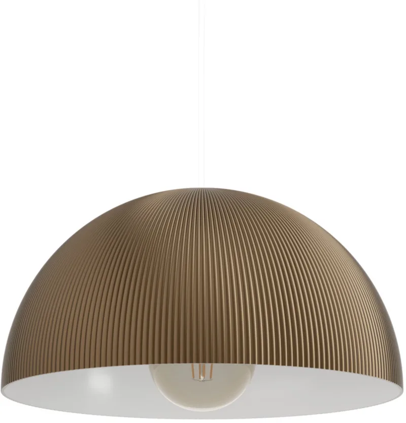 Gaetano 2 Hanglamp - E27 - Ø 30 cm - Wit/Brons fra EGLO i Hvid – produktbillede