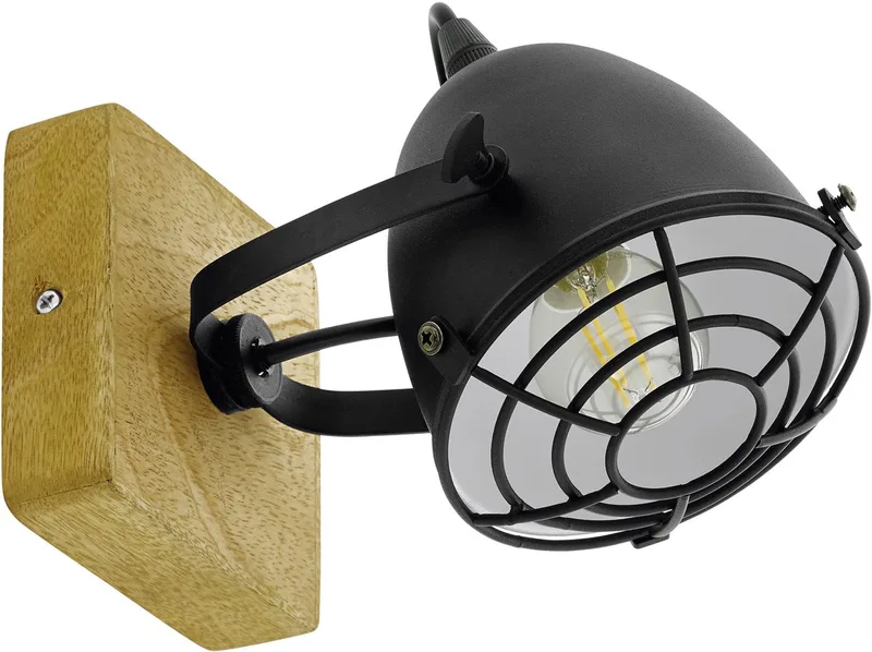 Gatebeck Plafondlamp - E14 - 11 cm - Bruin de EGLO en Noir – photo produit