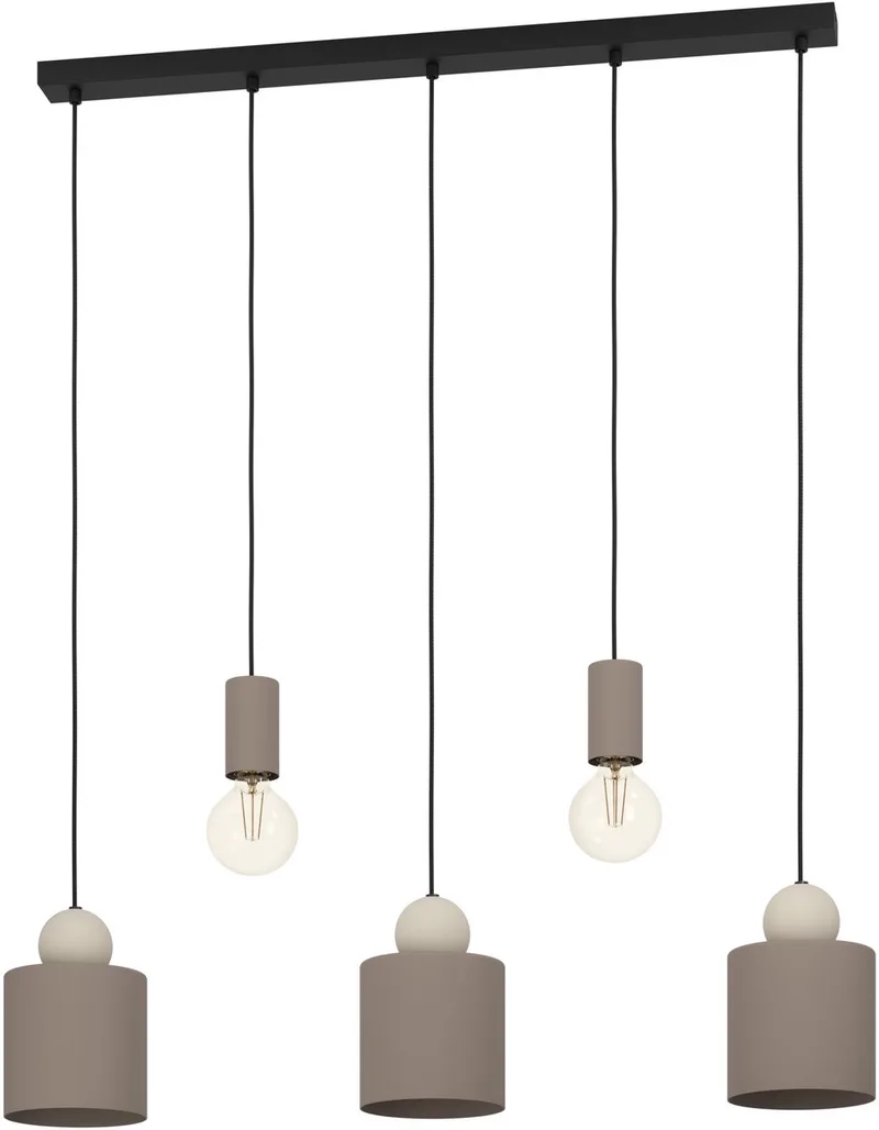 Gazzola Hanglamp - E27 - 91 cm de EGLO en Mokka – photo produit