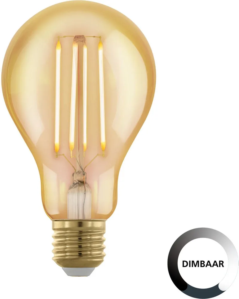 Golden Age LED lamp - E27 - Dimbaar - 4W - Ø 7,5 cm från EGLO – produktbild
