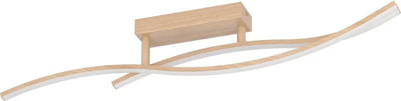 Grisolia Plafondlamp - LED - 85 cm - Bruin | Wit de EGLO en Blanc – photo produit