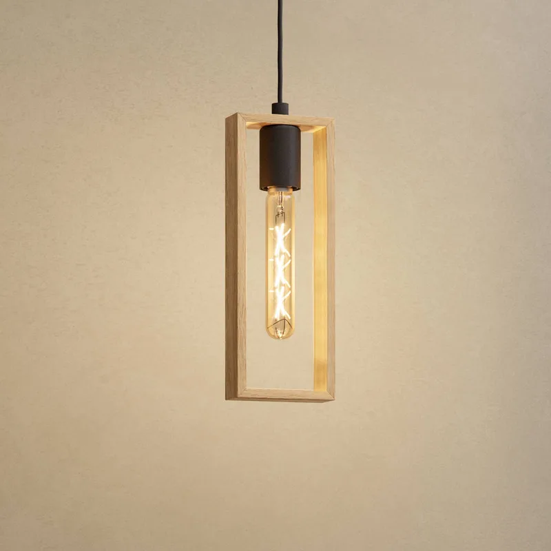 Hanglamp Littleton, zwart/bruin, 1-lamp von EGLO in Schwarz, Braun – Produktfoto