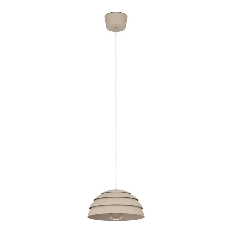 Hanglamp Vittorito, Ø 30 cm, metaal, E27 från EGLO i Zandbeige – produktbild