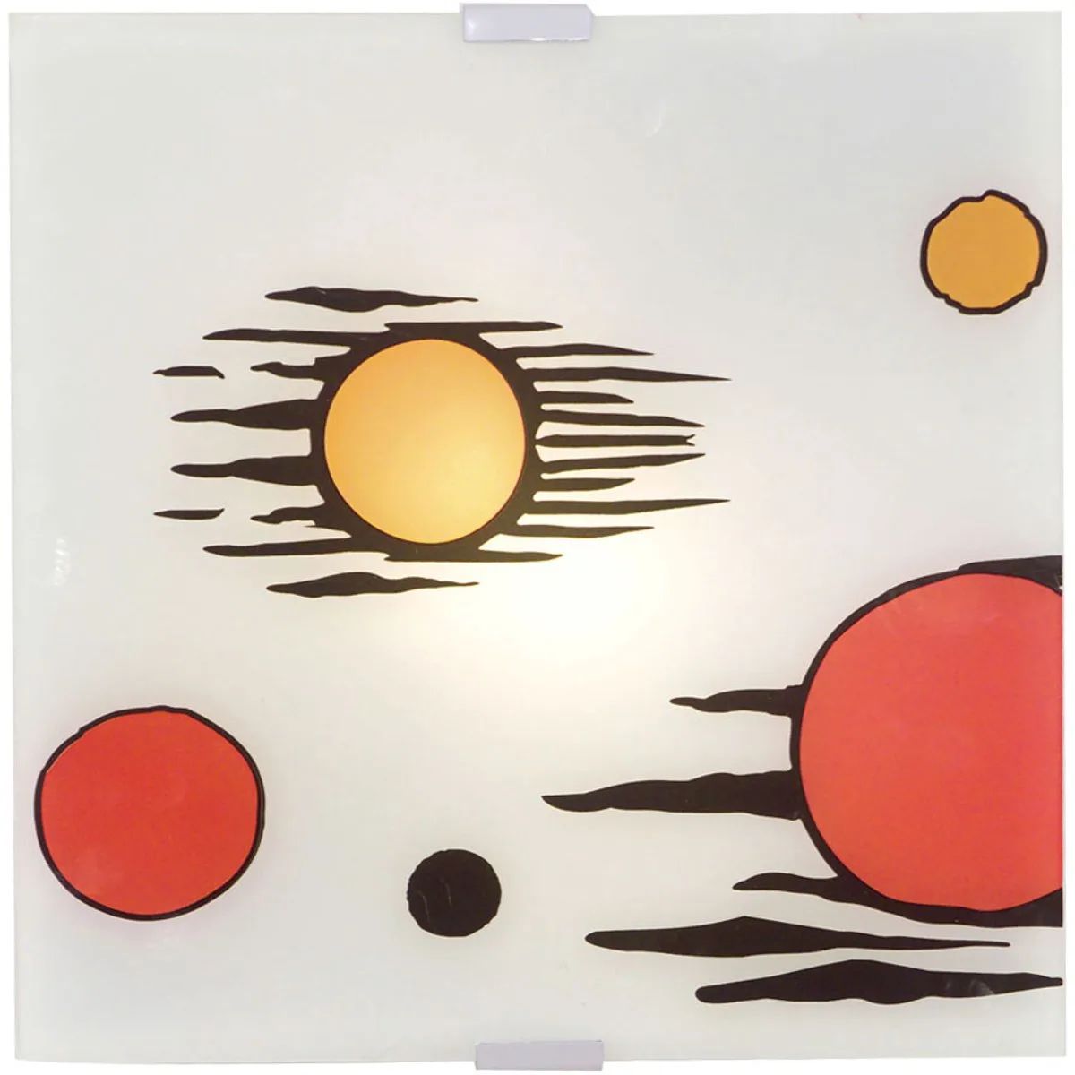 Hoogwaardige plafondlamp 2 x E14 wandverlichting glazen lamp Eglo 87516o de EGLO en Blanc – photo produit