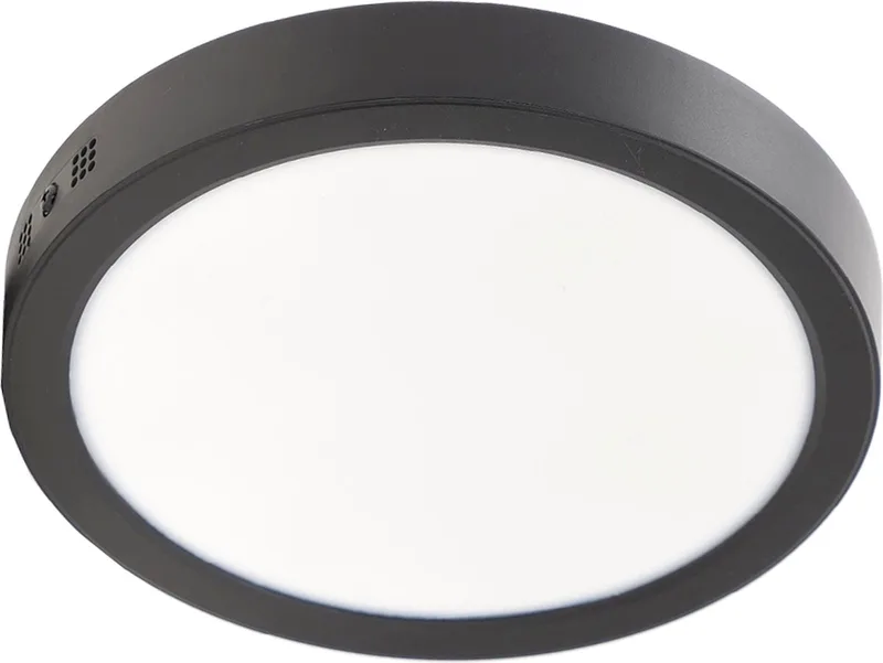 Idun-E Plafondlamp - LED - Ø 22,5 cm - Zwart/Wit fra EGLO i Sort – produktbillede
