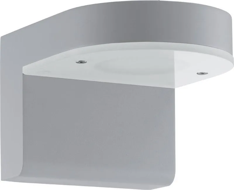 Jalon Buitenlamp - Licht Grijs - Aluminium - Wandlamp de EGLO en Argent – photo produit