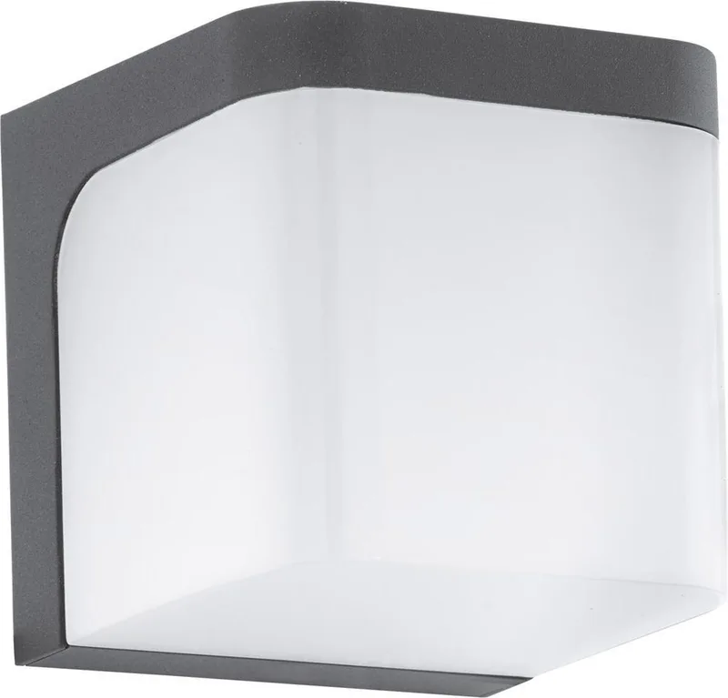 Jorba - Buitenverlichting - IP44 - Wandlamp - 1 Lichts - Wit de EGLO en Anthracite – photo produit
