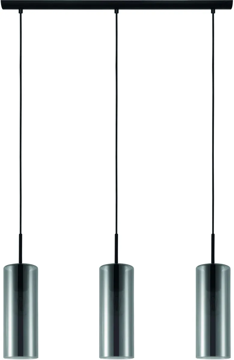 Keyns Hanglamp - E27 - 71 cm - Grijs | Zwart fra EGLO i Grå – produktbillede