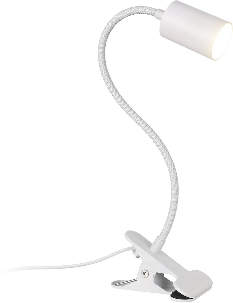 Lardaro Klemspot - Bureaulamp - Klemlamp - Leeslamp - LED - 35,5 cm van EGLO in Wit – productfoto