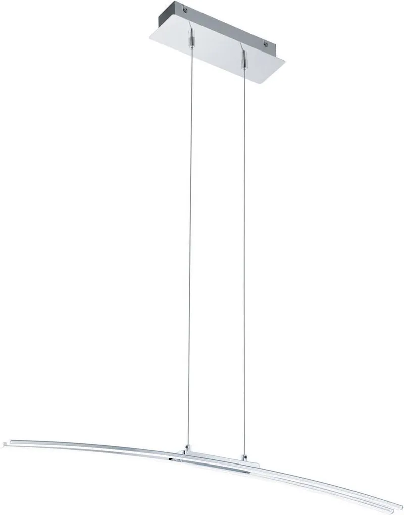 Lasana - Hanglamp - 1 Lichts - Wit fra EGLO i Krom – produktbillede