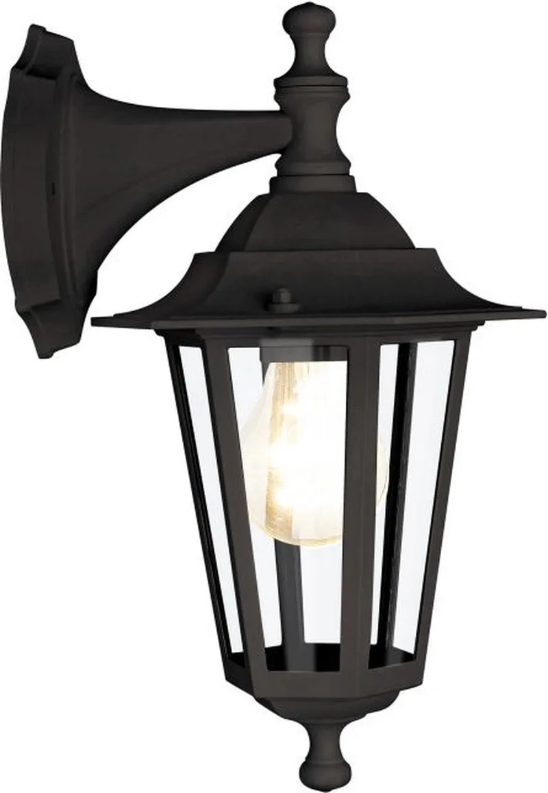 Laterna 4 Wandlamp Buiten - E27 - 35 cm de EGLO en Noir – photo produit