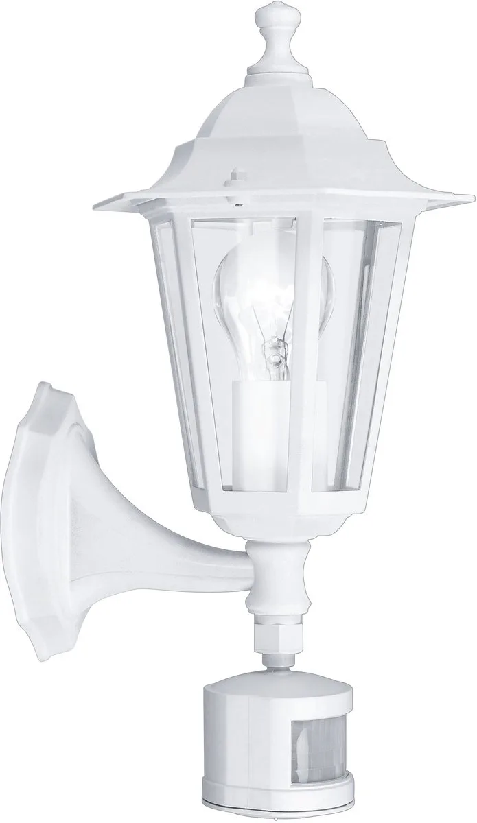 Laterna 5 Wandlamp Buiten - Bewegingssensor - 1 Lichts fra EGLO i Hvid – produktbillede