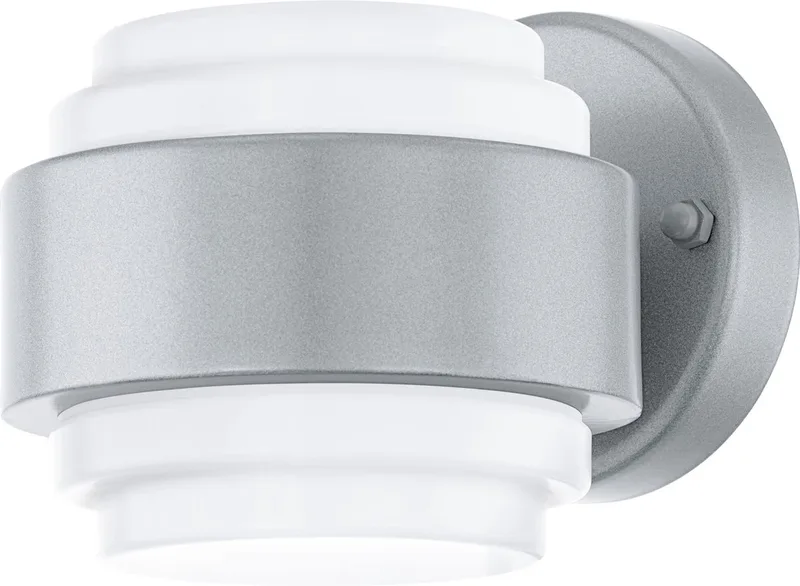 Lavoria - Buitenverlichting - Wandlamp - 2 Lichts - LED - Zilver de EGLO en Blanc – photo produit