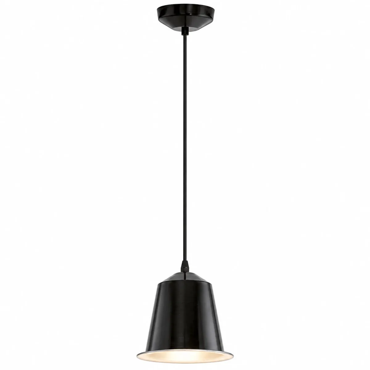 LED 5 watt plafondlamp hanglamp staal glanzend EGLO 75112 de EGLO en Noir – photo produit