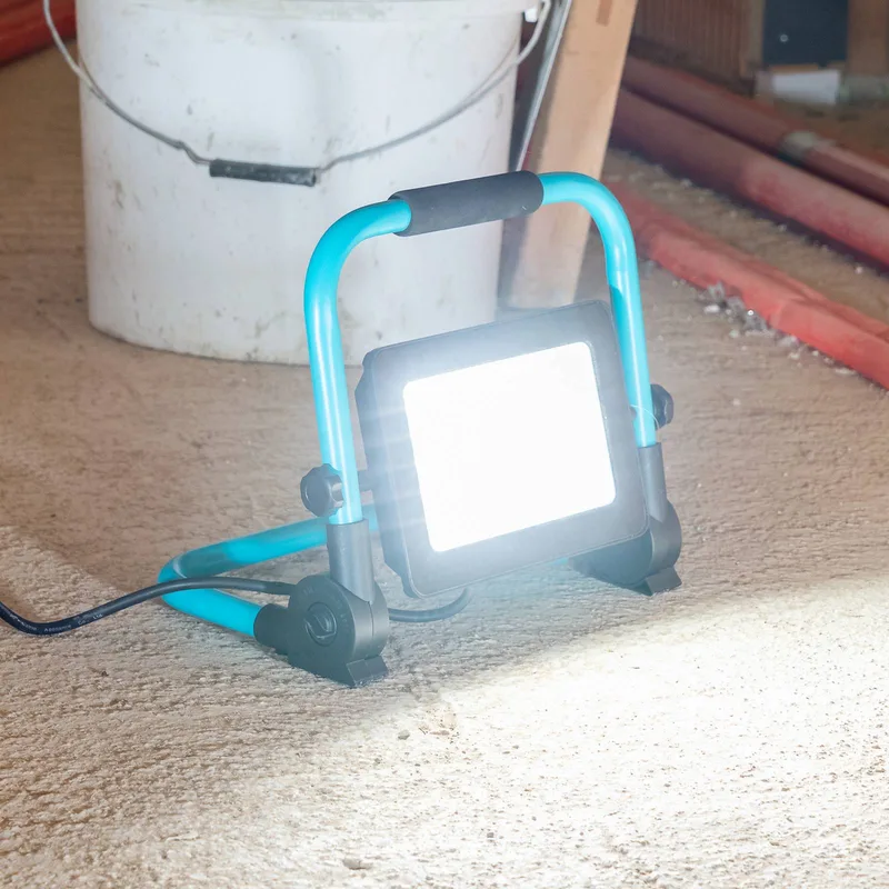 LED-buitenspot Avelar, zwart/turkoois, breedte 31 cm, metaal de EGLO en Noir, Turquoise, Blanc – photo produit