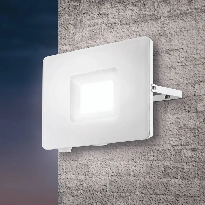 LED buitenspot Faedo 3 in 50W de EGLO en Blanc – photo produit