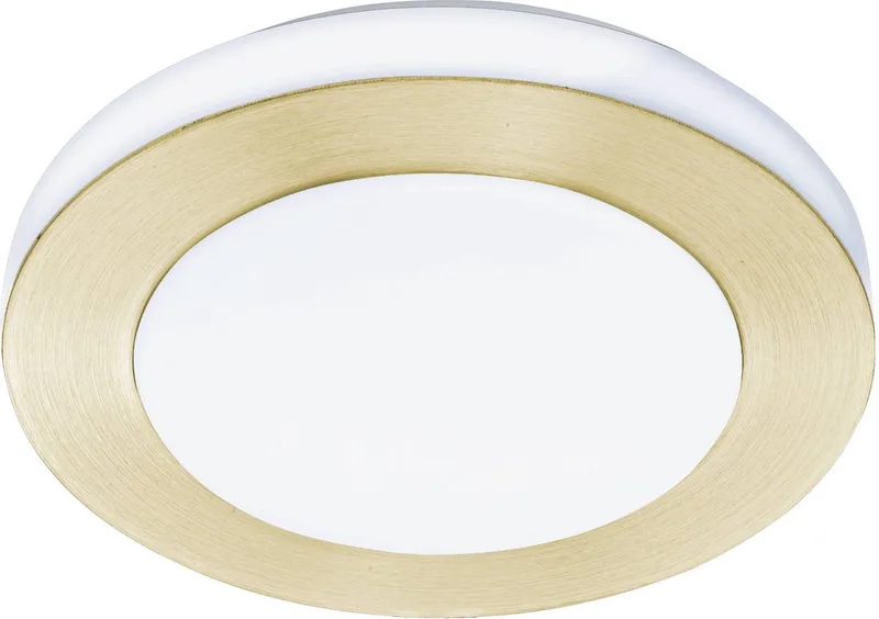 LED CARPI wallceiling lamp whitebrushed brass von EGLO in Weiß – Produktfoto
