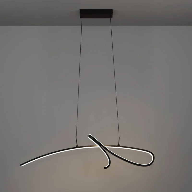 LED hanglamp CARDONCITO, zwart, lengte 96 cm, CCT fra EGLO i Sort, Hvid – produktbillede