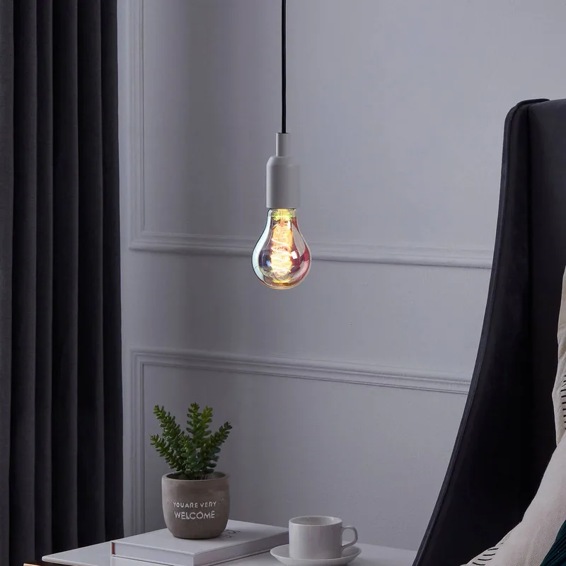 LED lamp E27 4W A75 2000K Filament dimbaar de EGLO en Iriserend – photo produit