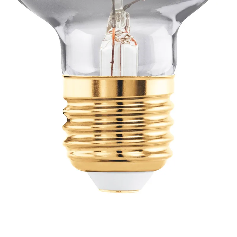 LED lamp E27 4W G60 2.000K Filament smokey dimbaar van EGLO in Rokerig grijs – productfoto