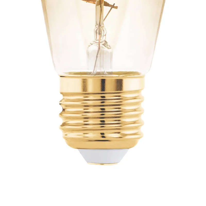 LED-pære E27 4W ST48 2.000K Filament ravfarvet dæmpbar fra EGLO i Amber – produktbillede