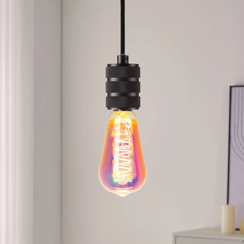 LED-filamentlampa E27 4W ST64 820 Filament iridescent dimbar från EGLO i Iriserend – produktbild