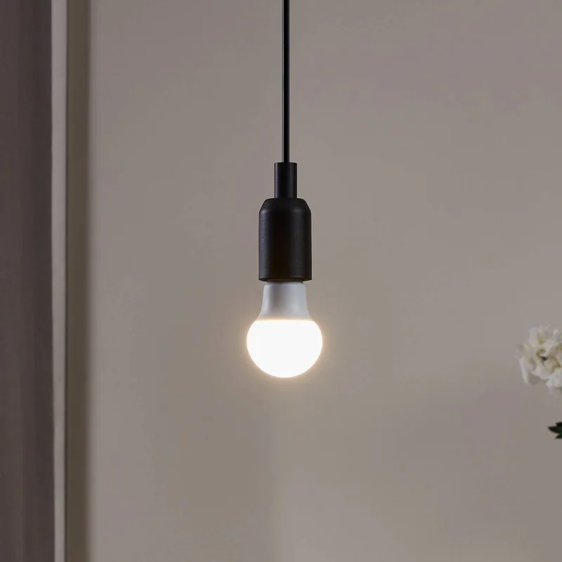 LED lamp E27 A60 9W, warmwit, opaal de EGLO – photo produit