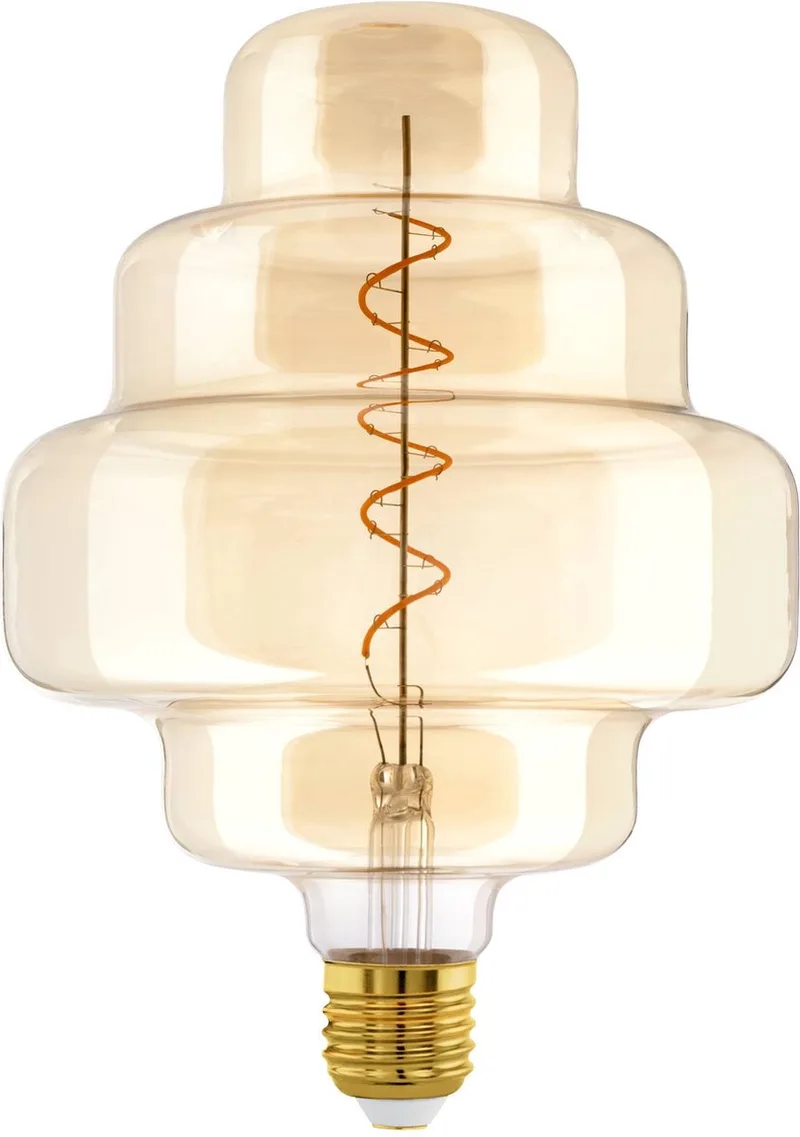 LED Lamp - E27 - Ø 20 cm - Amber - 2000K - Dimbaar de EGLO – photo produit