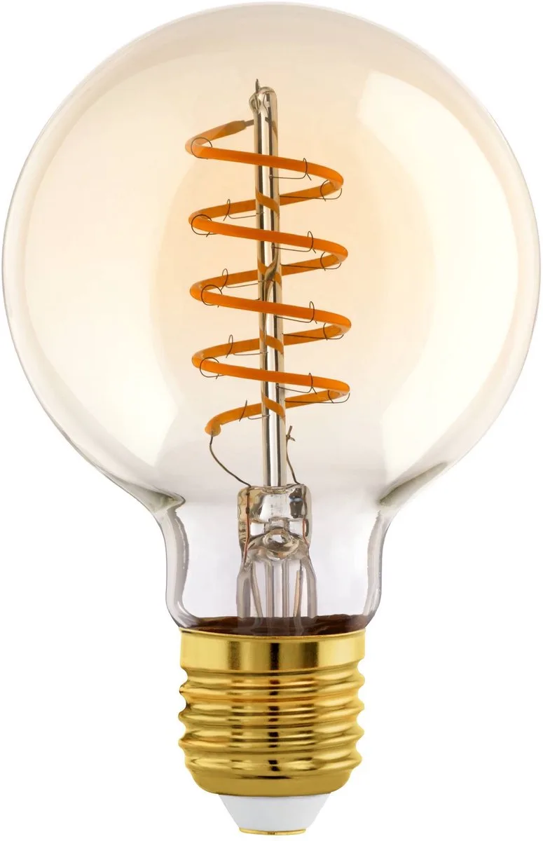 LED Lamp - E27 - Ø 8 cm - Amber - 806 lumen - 2700K von EGLO – Produktfoto
