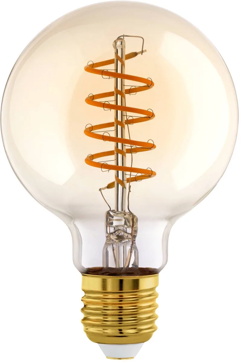LED Lamp - E27 - Ø 9.5 cm - Amber - 806 lumen - 2700K de EGLO – photo produit