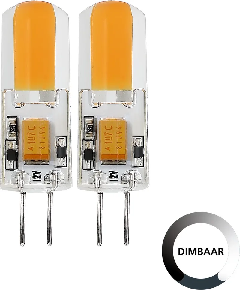 LED Lamp set 2 stuks - G4 - Ø 1 cm - Dimbaar - 1,8W - 2700K från EGLO – produktbild
